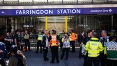 Farringdon station reopens after possible gas leak
