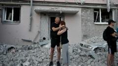 At least 10 killed in large-scale Russian missile and drone strikes on Kyiv