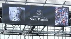 Premier League fans and players honour Noah Woods