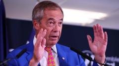 Farage says his aides’ donor comments were ‘loose pub talk’
